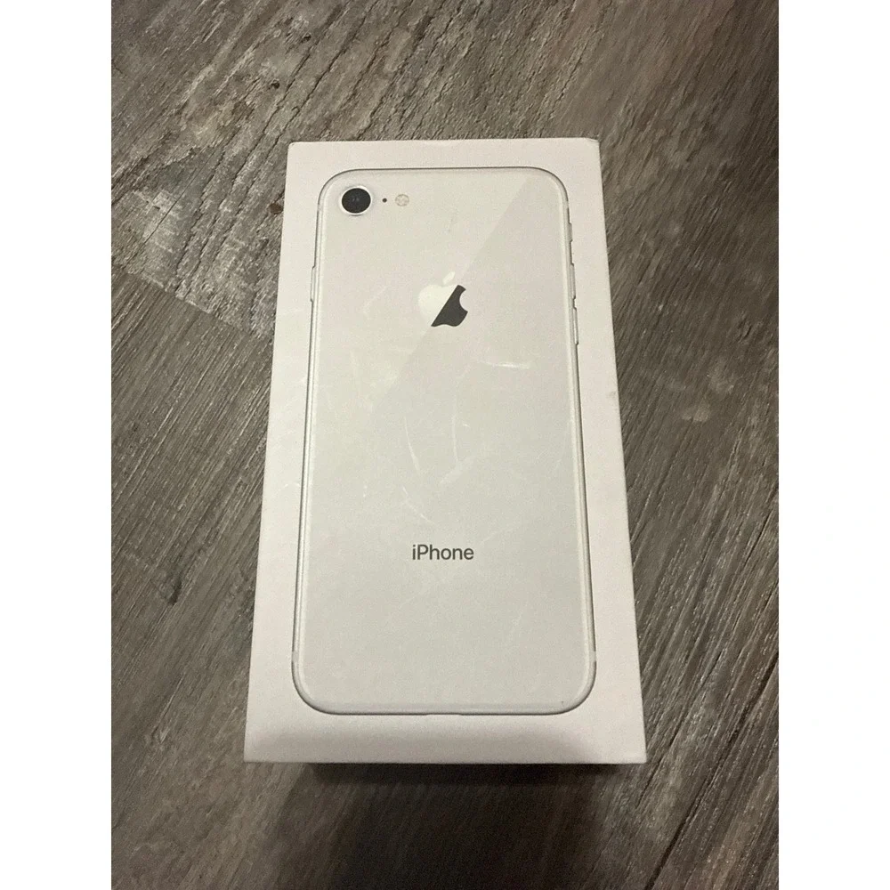 Apple iPhone 8 64GB Silver Original Retail Box Only A1905 with Documentation